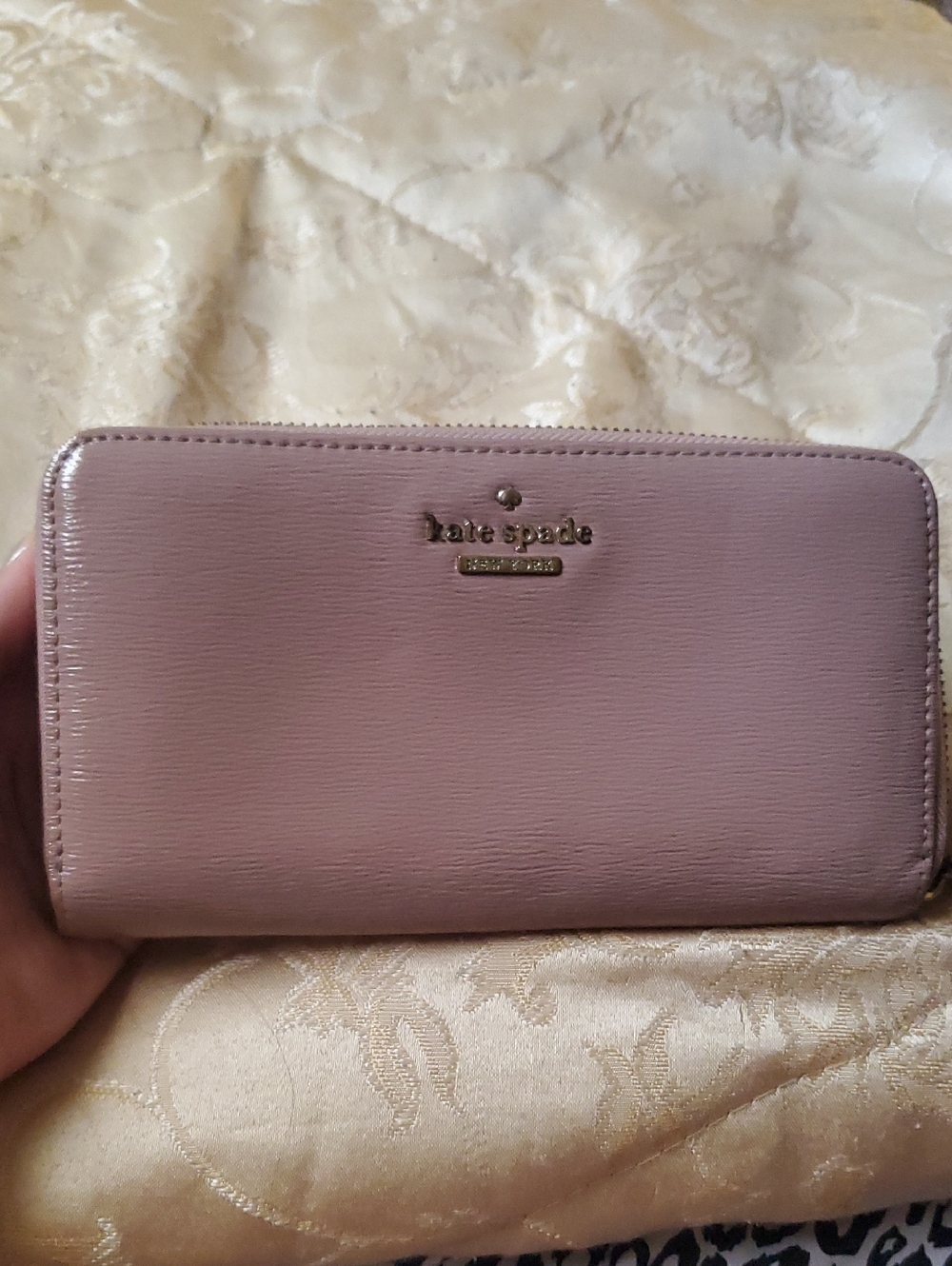 Kate Spade New York Blush Pink Zip-Around Wallet